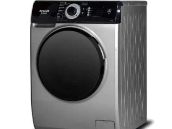 LAVE LINGE BRANDT BAM102QVSBL-10,5-VAP-SILVER