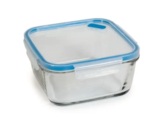 SnipsLock Glass conteneur en verre carré 1,4 L 203