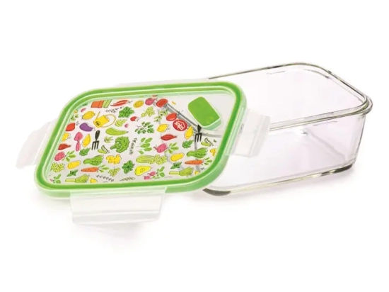 SnipsLock Glass conteneur en verre rectangulaire 1