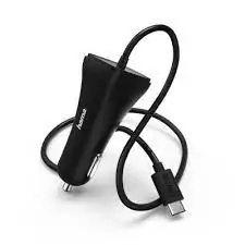 Hama Chargeur pour voiture, USB Type-C, 3 A, noir