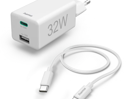 Hama Chargeur USB-C avec câble,32w