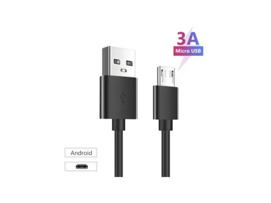 CÂBLE DE CHARGE USB 3A 1M MICRO USB