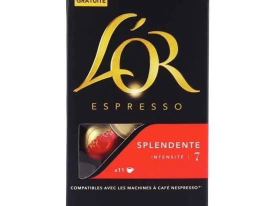 Paquet de 10 capsules café L'OR SPLENDENTE 