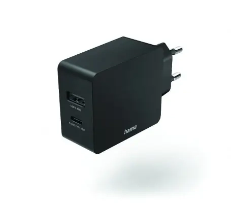 Chargeur Hama USB-C (PD/QC) + USB-A, 30 W
