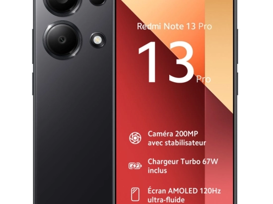 SMARTPHONE XIAOMI REDMI NOTE 13 PRO " 12/512" BLAC
