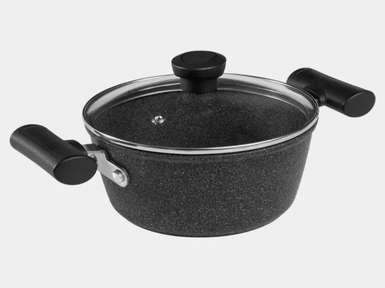 FAITOUT 18CM AVEC COUVERCLE EN VERRE PIETRA