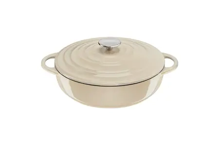 FAITOUT PEU PROFOND 28CM FONTE LOV -BEIGE 