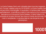 Carte Cadeau Darty 100 DT