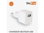 CHARGEUR WEFIX CVOY USB-A 2.4A WH