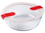 BOITE RONDE 26X23 + COUV PYREX COOK & HEAT