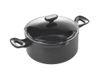 Faitout 24 cm + couv pyrex MINERALIA