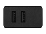 CHARGEU RACME CH20 2xUSB Type-A NOIR DC 5V,3.4 A (