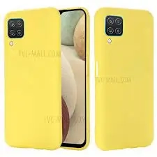Cover cromo GALAXY A12 YELLOW
