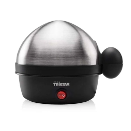 Cuiseur œuf (7p) TRISTAR EK-3076  inox/noir 350W