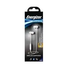 ECOUTEURS ENERGIZER CIBT20 METAL BLUETOOTH BLANC