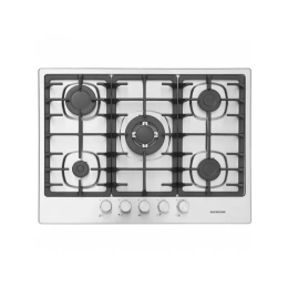 PLAQUE A GAZ INOX 5 FEUX 70 CM FFD SILVERLINE