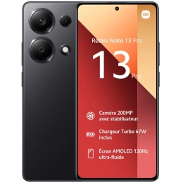 SMARTPHONE XIAOMI REDMI NOTE 13 PRO " 12/512" BLAC