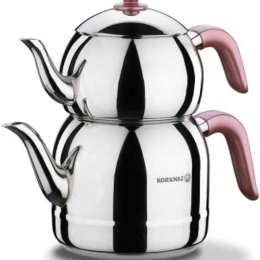 STEAMA Tea Pot Set 0,9 / 1,6 Lt KORKMAZ A191