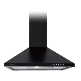 HOTTE PYRAMIDALE FOCUS 60 CM NOIR F.605B