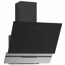 HOTTE SILVERLINE 3450 60 CM NOIR + INOX 